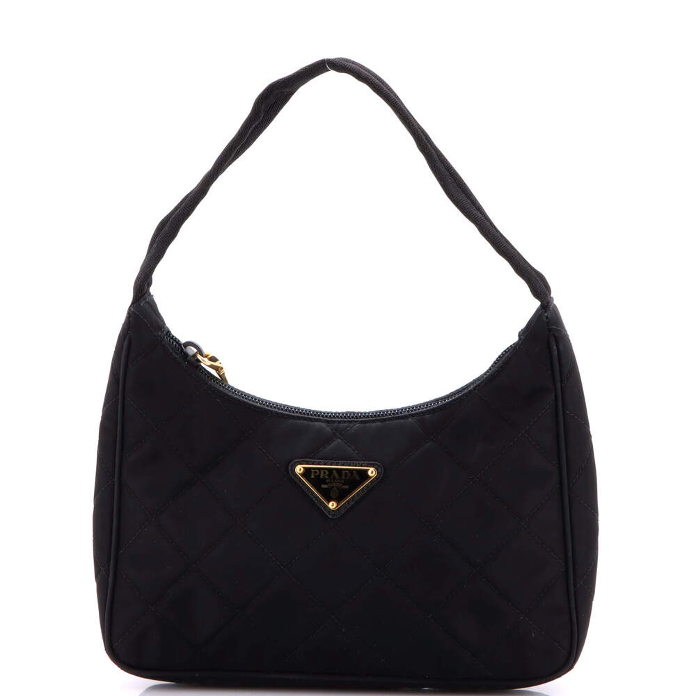 Prada Hobo Quilted Tessuto Small #223999P15B